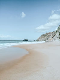 Scenic view of beach against sky - a draga