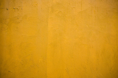 Full frame shot of yellow wall