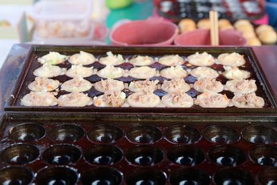 Close-up of candies in container