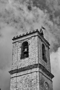 Low angle view of church against sky