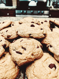 Close-up of cookies