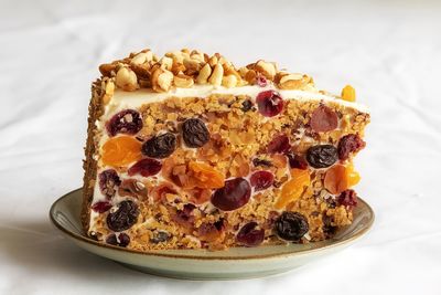 Close-up of dessert in plate