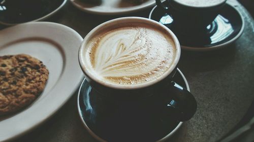 Close-up of coffee cup
