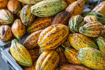 Full frame shot of fruits for sale at market stall