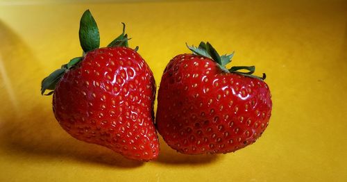 Close-up of strawberries