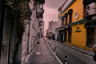 Street amidst buildings in city