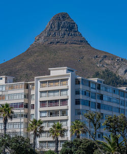 Lion's head on the south atlantic coast near cape town south africa