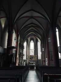 Interior of church