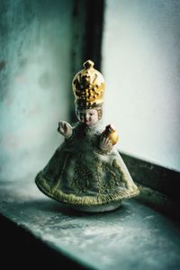 Close-up of stuffed toy on table