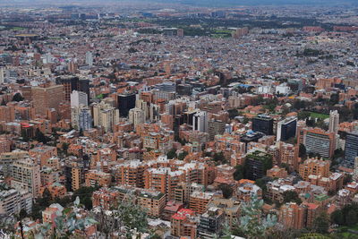 High angle view of cityscape