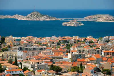 View of marseille town. marseille, france