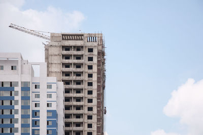 Low angle view of building against sky