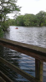 Scenic view of river against sky