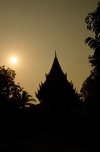 Low angle view of church