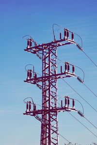 Electricity tower, high voltage, transmission tower in bilbao, spain