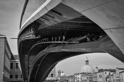 View of bridge and buildings in city