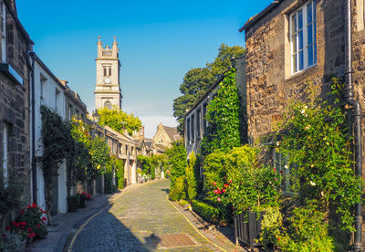 Street amidst buildings in city