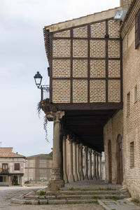 Low angle view of old building