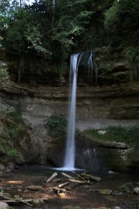 View of waterfall