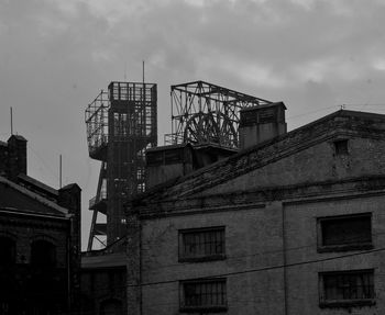 Low angle view of building against sky