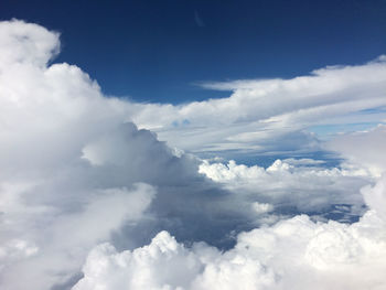 Low angle view of clouds in sky