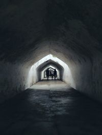 Illuminated tunnel