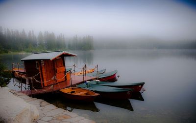 Scenic view of calm lake