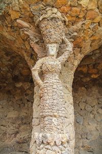 Low angle view of statue