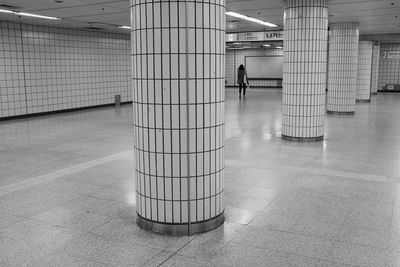 Interior of subway station