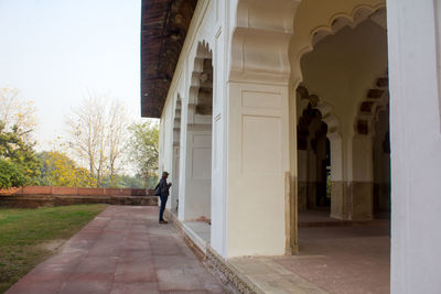 Corridor of building