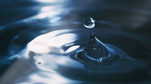 Close-up of rippled water