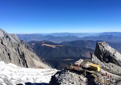 Scenic view of mountains