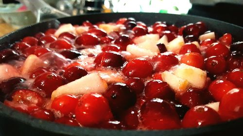 Close-up of strawberries