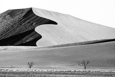 View of desert against sky