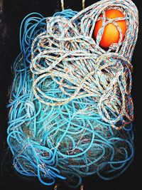 Close-up of fishing net