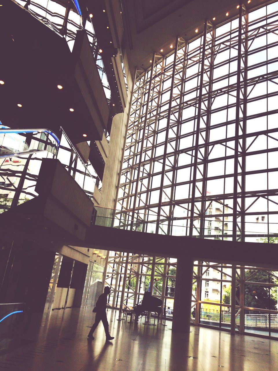 LOW ANGLE VIEW OF SUBWAY STATION