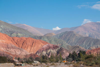 Amazing mountains landscape jujuy argentina