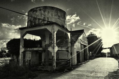 Built structure against the sky