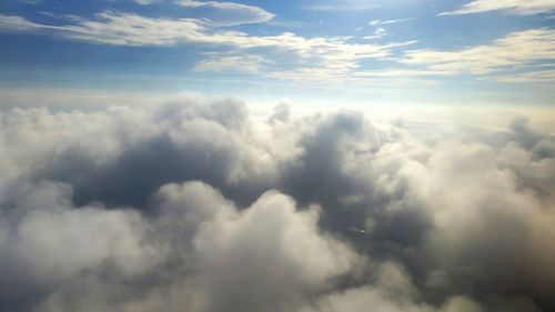 Scenic view of cloudy sky