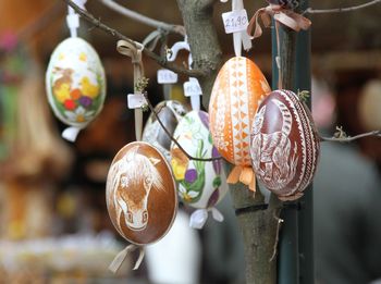 Close-up of candies for sale at market stall