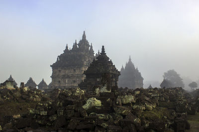 View of temple against sky