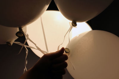 Close-up of balloons