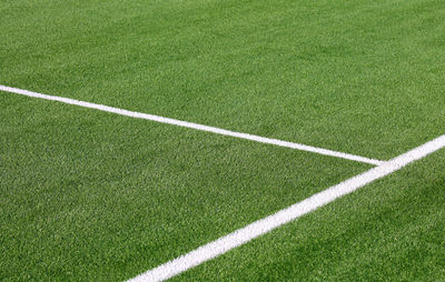 Full frame shot of soccer field
