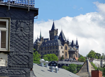 Buildings against sky