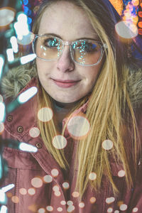 Portrait of woman with sunglasses