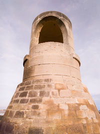 Low angle view of historical building against sky