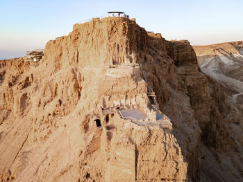 View of rock formations