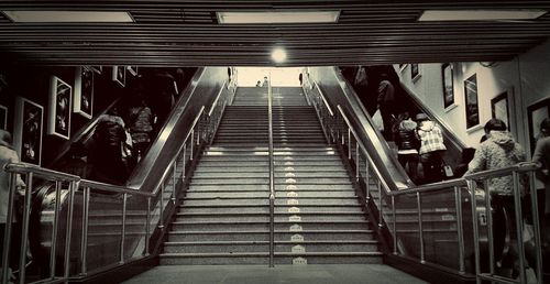 Staircase in city