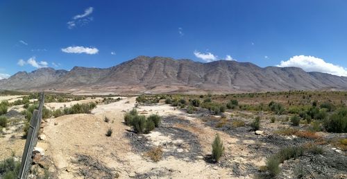 Panoramic view of landscape against sky