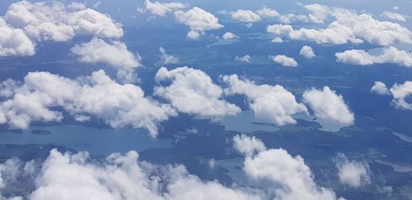 Low angle view of clouds in sky